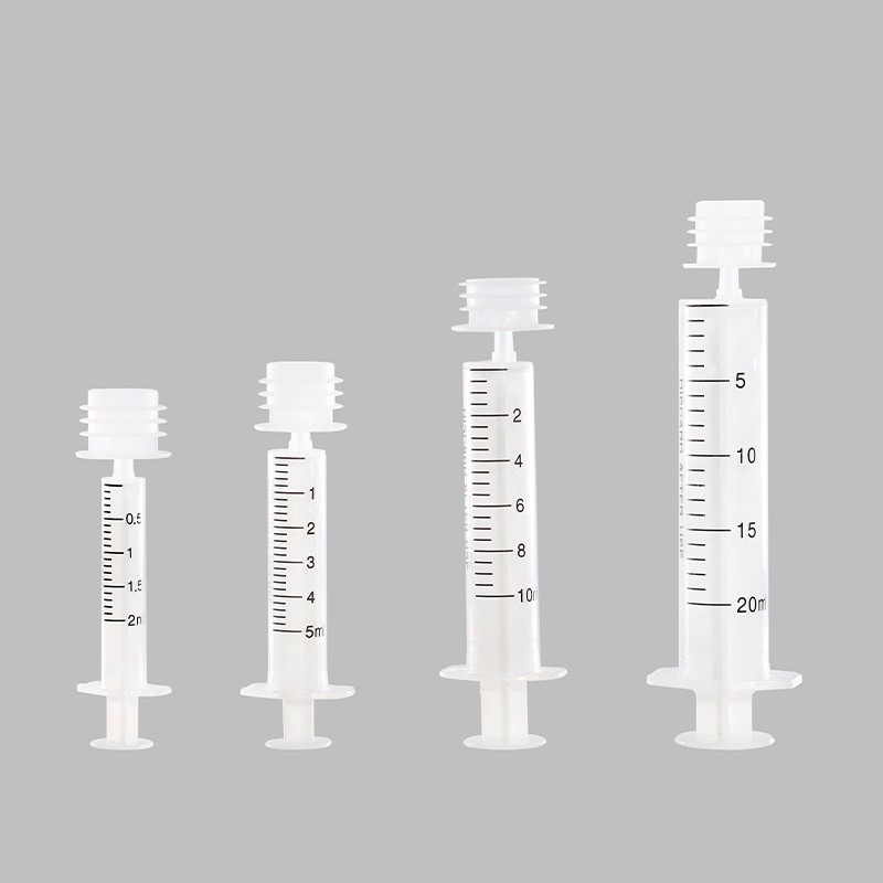 What are the applications of oral syringe with adapter?