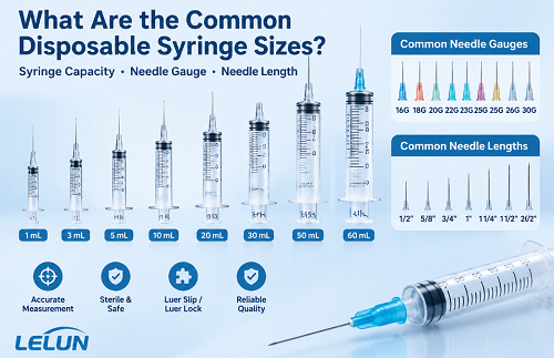 What Are the Common Disposable Syringe Sizes?