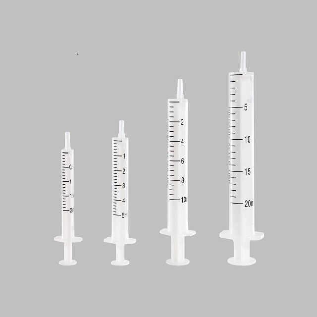 Disposable Two-Part Syringe without needle