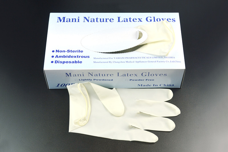 Medical Latex Examination Gloves, Latex Examination Gloves with CE